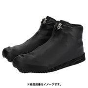 DEF-SC1-BLACK [Waterproof Shoe Cover バイク/自転車/キャンプ用 防水シリコン シューズカバー Mサイズ （22.5cm～25.54cm） 黒]