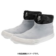 DEF-SC1-WHITE [Waterproof Shoe Cover バイク/自転車/キャンプ用 防水シリコン シューズカバー Lサイズ （25cm～27.5cm） 白]