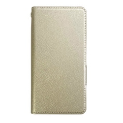 AC-XPA3 SHY SG [Xperia AceIII シャイニー手帳型ケース シャンパンゴールド]