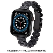 IQ-AW004B41-BK [Apple Watch 41/40/38mm べっ甲ベルト スリムver （004） ブラック]