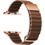 IQ-AW003B41-BR [Apple Watch 41/40/38mm レザーマグネットベルト （003） ブラウン]
