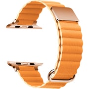 IQ-AW003B45-MA [Apple Watch 45/44/42mm レザーマグネットベルト （003） マスタード]