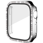 AW-GLPCS41-SV [Apple Watch 液晶ガラス付き PCカバー ストーン 41mm シルバー]