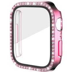 AW-GLPCS41-PK [Apple Watch 液晶ガラス付き PCカバー ストーン 41mm ピンク]