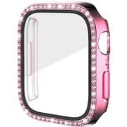 AW-GLPCS41-PK [Apple Watch 液晶ガラス付き PCカバー ストーン 41mm ピンク]