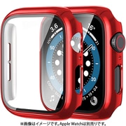 AW-GLPCM45-RD [Apple Watch 液晶ガラス付き PCカバー メタリック 45mm レッド]