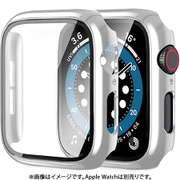 AW-GLPCM41-SV [Apple Watch 液晶ガラス付き PCカバー メタリック 41mm シルバー]