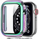 AW-GLPCM41-MZ [Apple Watch 液晶ガラス付き PCカバー メタリック 41mm マジョーラ]