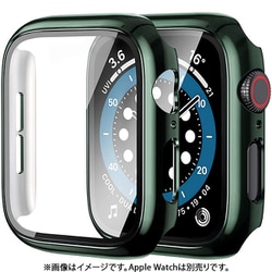 AW-GLPCM41-GR [Apple Watch 液晶ガラス付き PCカバー メタリック 41mm グリーン]