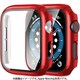 AW-GLPCM41-RD [Apple Watch 液晶ガラス付き PCカバー メタリック 41mm レッド]