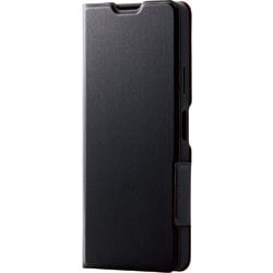 PM-X222PLFUBK [Xperia 10 IV（SO-52C/SOG07） レザーケース 手帳型 超軽量 カードポケット UltraSlim ブラック]