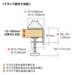 ヨドバシ.com - サンワサプライ SANWA SUPPLY CR-LA1801 [水平多関節