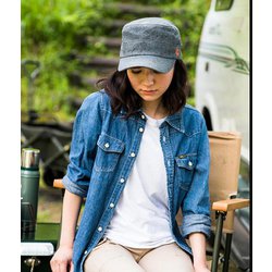 (clef)クレ RB3325 TPN RIB WORK CAP C.GRY