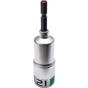 BDS-21 [ベストツール KOSEI セミロングソケット ビット 21mm]