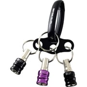 BTH-3VBL [ベストツール BEST 3pcs.ビットホルダー オーバルカラビナ・3つ穴プレート付 紫]