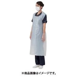 76350 [竹虎 ビニールエプロンP ホワイト 100枚入]