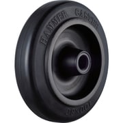 434S-F100 [ハンマー Sシリ-ズ ナイロンホイ-ルゴム巻車輪 100mm]