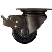 5451S-NRB65 [ハンマー 低床重荷重用旋回式ナイロン車輪（ボールベアリング）65mm SP付 本体：黒色]