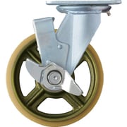 519HPS-CU200 [ハンマー 重荷重用旋回式ウレタン車（イモノホイール・ラジアルボールベアリング）200mm SP付]
