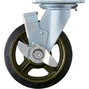 519HPS-CR200 [ハンマー 重荷重用旋回式ゴム車（イモノホイール・ラジアルボールベアリング）200mm SP付]