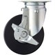 ハンマー 旋回式MCナイロン車輪（ラジアルボールベアリング）150mm ストッパー付 513M-MCB150