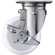 513M-N125 [ハンマー 旋回式ナイロン車輪 125mm ストッパー付]