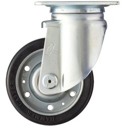 ハンマー 旋回式ゴム車輪(ワイドタイプ)125mm 520M-WR125