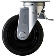 420F0S-CHR150 [ハンマー スイッチキャスター イモノ車輪（ナイロンホイール・ボールベアリング）150mm]