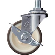 415A-3UR65 [ハンマー ねじ込み旋回式ウレタン車輪（ナイロンホイール）65mm M12 ストッパー付]