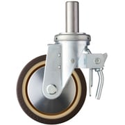 615SK-UB150 [ハンマー 差込み旋回式ウレタン車輪（ナイロンホイール・ラジアルボールベアリング）150mm トータルロック]
