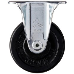 ハンマー 固定式ゴム車輪（ローラーベアリング）65mm 420SRP-RDB65