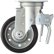 615S-WR125 [ハンマー 旋回式ゴム車輪（ワイドタイプ）125mm トータルロック]