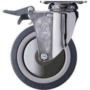 915M-KUB125 [ハンマー 旋回式ウレタン車輪（ナイロンホイール・ボールベアリング）125mm トータルロック]