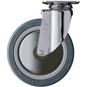 920M-RB150 [ハンマー 旋回式ゴム車輪（ナイロンホイール・ボールベアリング）150mm]