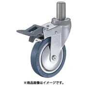 915EK-PR100 [ハンマー 差込み旋回式ゴム車輪 100mm トータルロック]