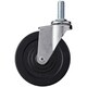 ハンマー ねじ込み旋回式ゴム車輪（ローラーベアリング）125mm M16 420EA-RDB125