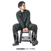 AS-4700-OB-4L [マック きどらないレインウェアセットアップ オフブラック 4L]