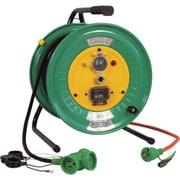 RBW-EB30S [日動 電工ドラム 防雨防塵型びっくリール100V アース付 30m 漏電遮断器付]