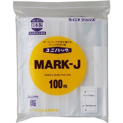 MARK-J-100 [セイニチ 「ユニパック」 MARK-J 340×240×0.04 100枚入]