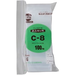 C-8-100 [セイニチ 「ユニパック」 C-8 100×70×0.08 100枚入]