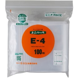 E-4-100 [セイニチ 「ユニパック」 E-4 140×100×0.04 100枚入]