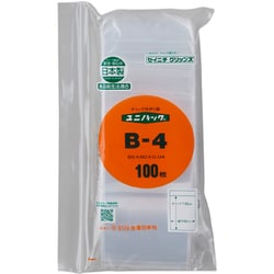 B-4-100 [セイニチ 「ユニパック」 B-4 85×60×0.04 100枚入]