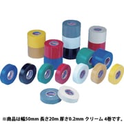 デンカ ビニテープ101 0.2×50×20 クリーム (4巻単位) A3695S220-C