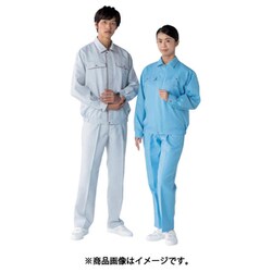 TriApex TriApex ESD対策ユニフォーム 上着 JG2502 青 L JG2502-02/05-L
