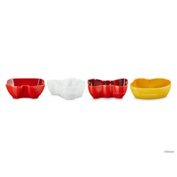 ルクルーゼミッキー & ミニー/ミニ・ディッシュ (4個入り) ミッキー & ミニー/ミニ・ディッシュ (4個入り) | ミッキー