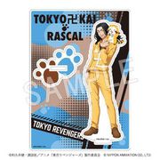 東京リベンジャーズ×あらいぐまラスカル アクリルフィギュアスタンド 場地圭介 [キャラクターグッズ]