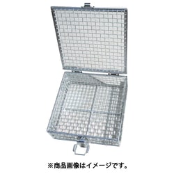 OM1054-51 [オオモリ 蝶番蓋付バスケット中 150×150×100]
