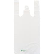 TRUSCO バイオマスプラスチック配合レジ袋 8/25号 (340×250mm)乳白 100枚入 BSB8-25-W