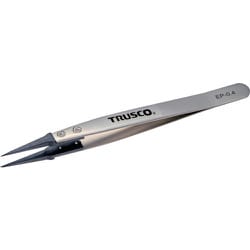 EP-0.4 [TRUSCO ESDチップピンセット 先細型 先端幅0.4mm]