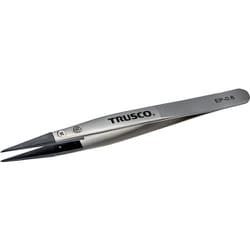 EP-0.6 [TRUSCO ESDチップピンセット 先細型 先端幅0.6mm]